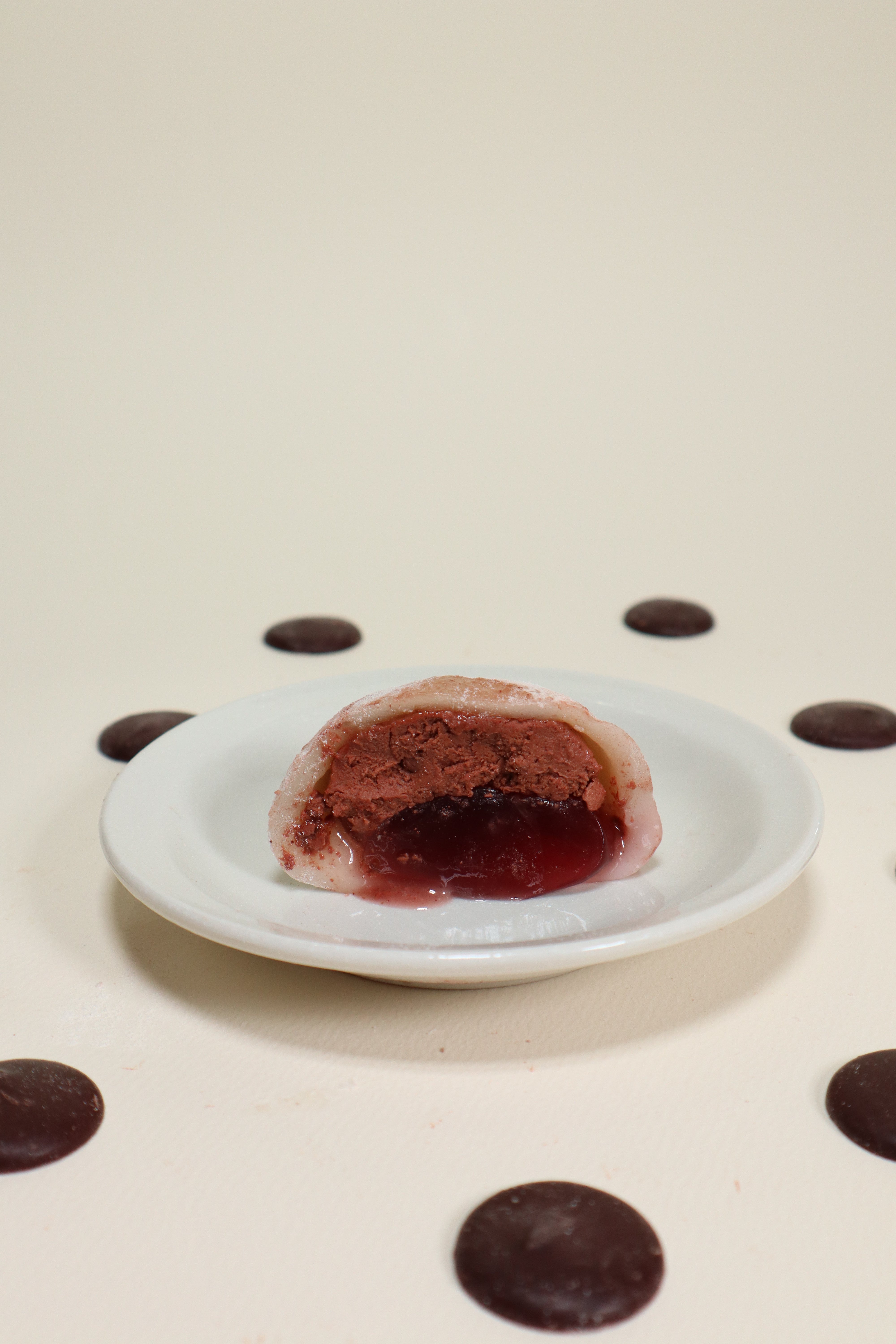 Chocolate Grape Jelly Mochi